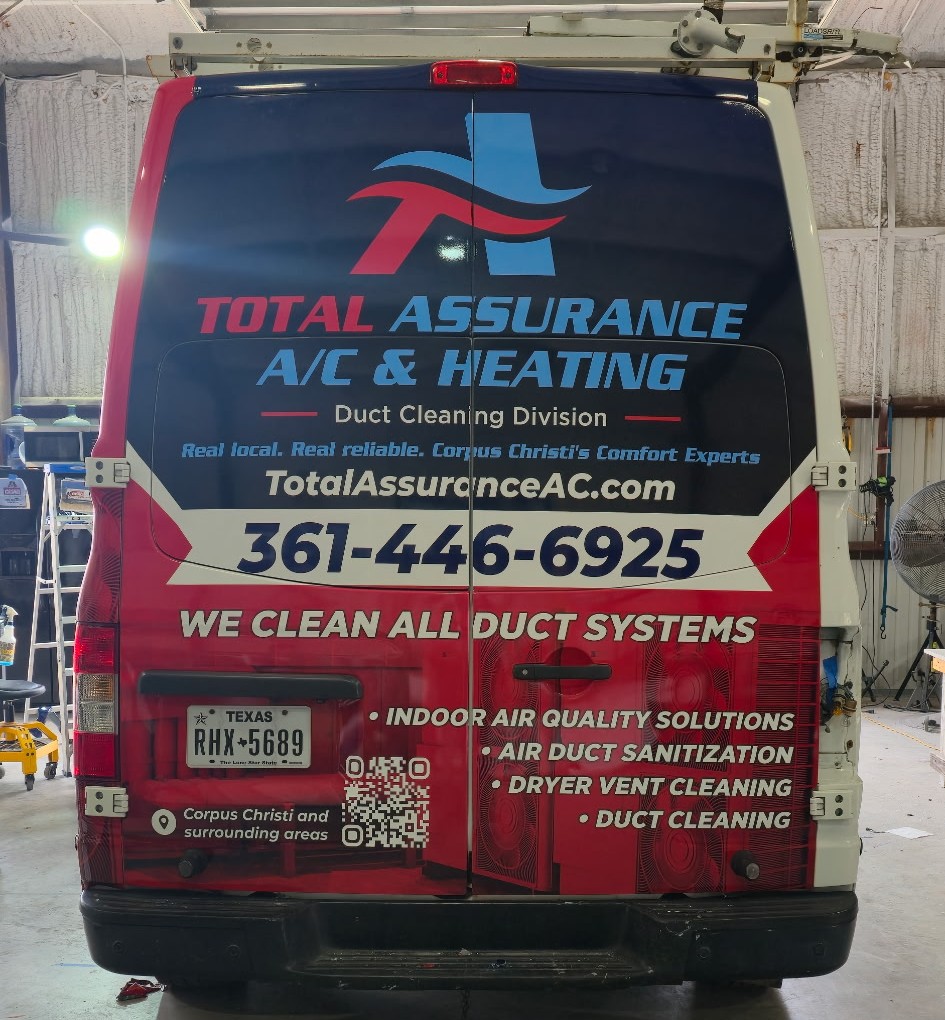 Total Assurance duct cleaning division van